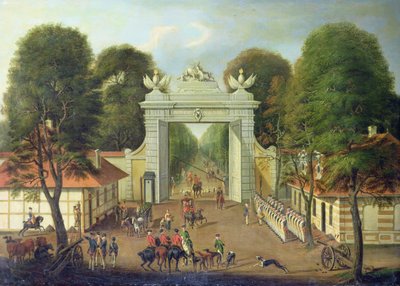 Wachposten am Jaegertor, Potsdam, ca. 1735 von Dismar Degen
